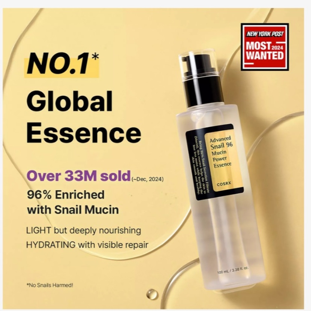 COSRX Advanced Snail 96 Mucin Power Essence NEW!